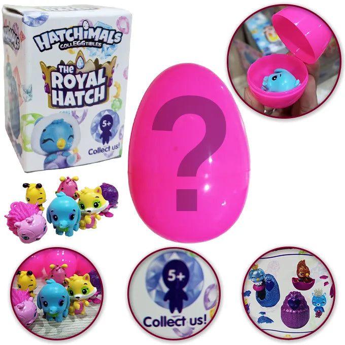 Royal Hatchimals Collectible Surprise Egg with Mystery Figure (Approx. 3cm)