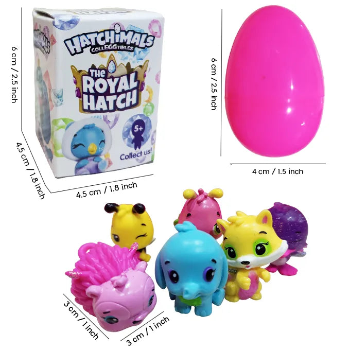Royal Hatchimals Collectible Surprise Egg with Mystery Figure (Approx. 3cm)