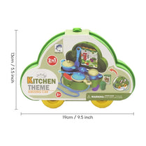 2 in 1 Happy Times Kitchen Theme Amusing Briefcase Car Set
