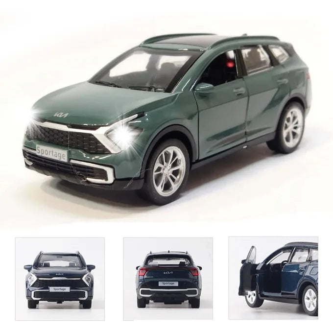 Kia Sportage 1:36 Die-Cast Model Car with Light & Sound – 4 Inch