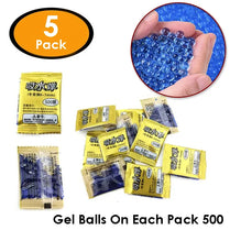Pack of 5 – 2500 Gel Balls Refill (6–7mm, 500 Balls Per Pack)