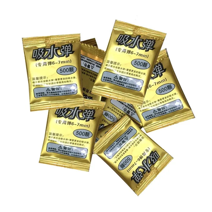 Pack of 5 – 2500 Gel Balls Refill (6–7mm, 500 Balls Per Pack)