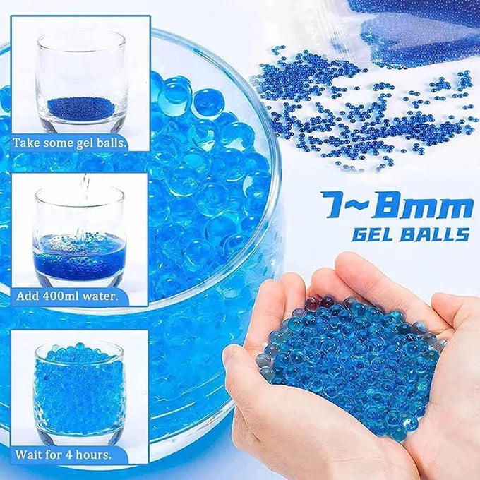 Pack of 5 – 2500 Gel Balls Refill (6–7mm, 500 Balls Per Pack)