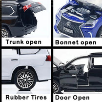 Lexus LX 570 1:36 Die-Cast Pull Back Model Car with Light, Music & Opening Doors