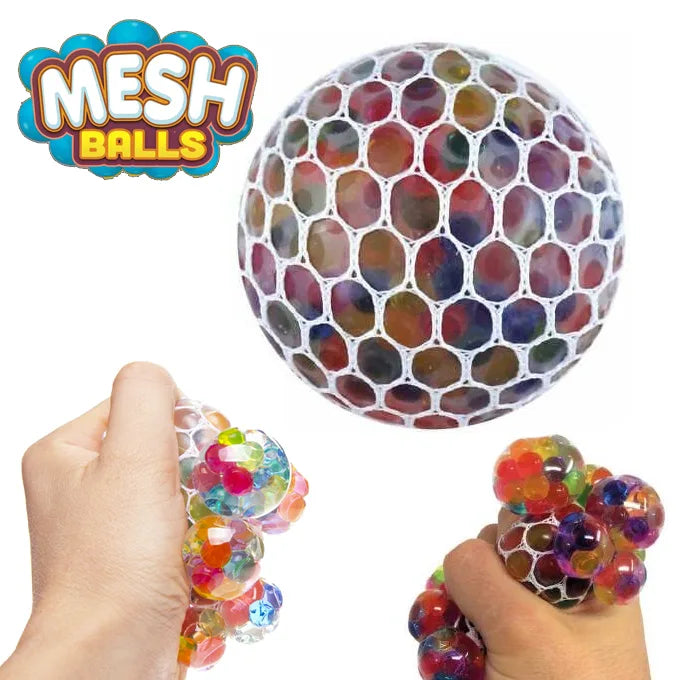 Mesh Squishy Balls Stress Relief Squeeze Grape Balls