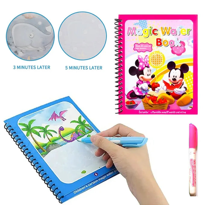 Reusable Magic Water Coloring Book - Mickey Mouse