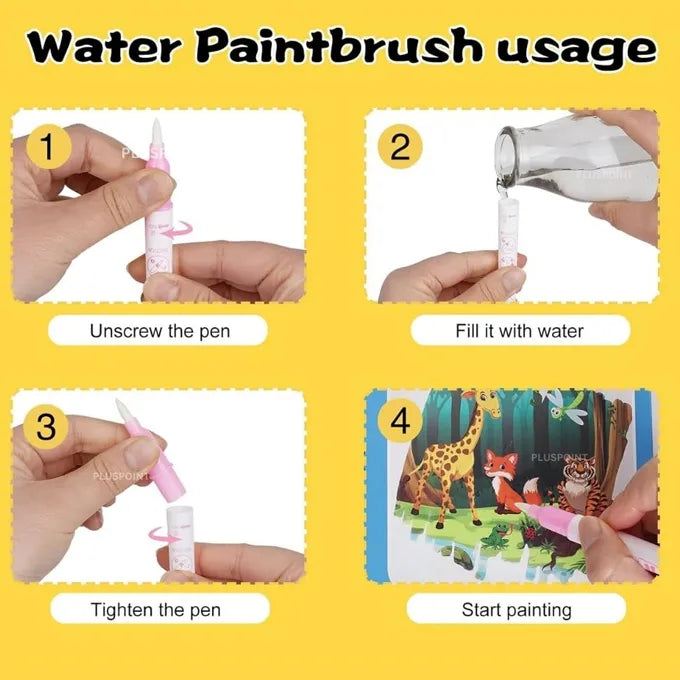 Reusable Magic Water Coloring Book - Mickey Mouse