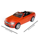 Mercedes Benz Cabriolet Open Roof top Die cast Sports Car Light & Music – 5 inches