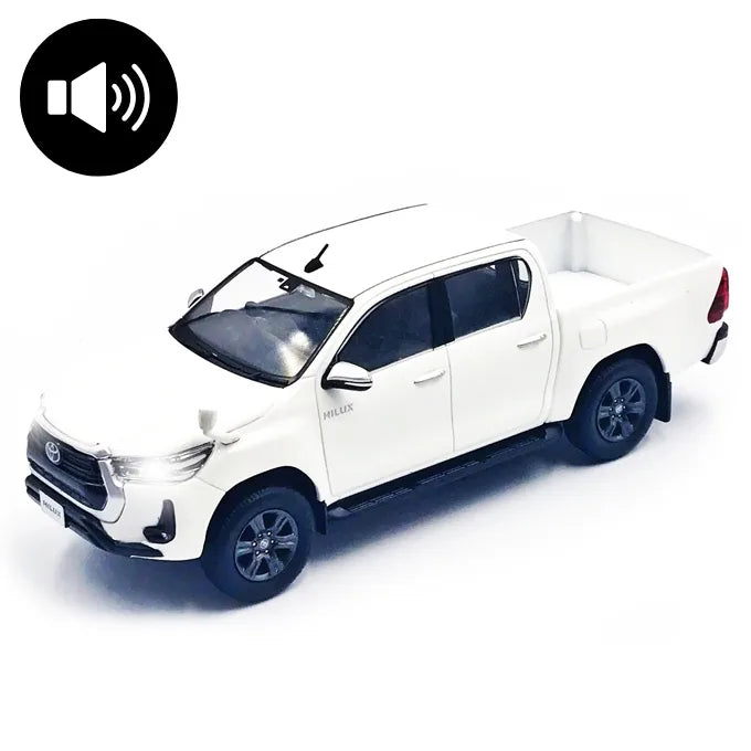 Toyota Hilux Vigo 1:36 Die-Cast Model Car with Light, Music & Opening Doors – 5 Inch