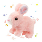 Hopping Rabbit Interactive Electronic Pet Plush Bunny Toy with Sounds - Assorted Color