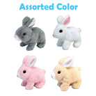 Hopping Rabbit Interactive Electronic Pet Plush Bunny Toy with Sounds - Assorted Color