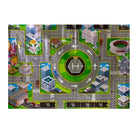 Pack of 4 Racing Power Sports Car Play set Mat - Pull back function