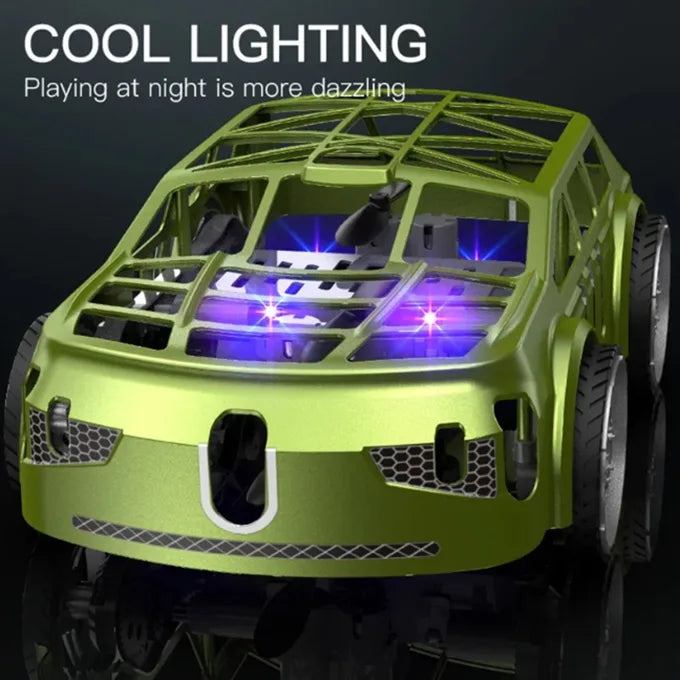 2-in-1 RC Flying Car with LED Lights 2.4GHz Land & Air Dual Mode