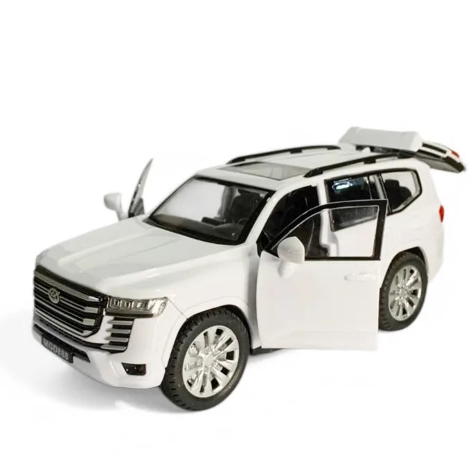 Toyota Land Cruiser Prado 1:24 Push Power Model Car with Light, Music & Opening Doors