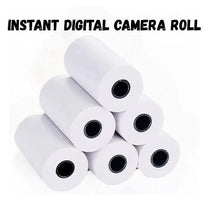 Digital Camera Print Reel Thermal Printing White Paper Roll