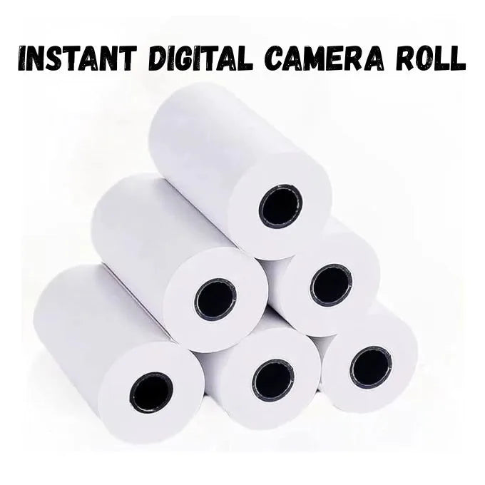 Digital Camera Print Reel Thermal Printing White Paper Roll