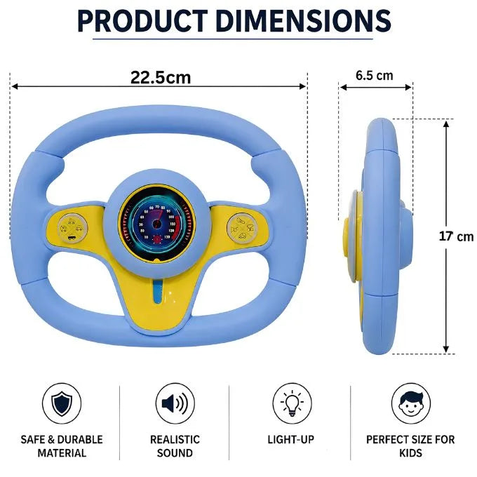 Racer Steering wheel Toys - Assorted Colors