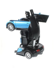 Remote Control Transformer Bugatti Rechargeable Robot Car