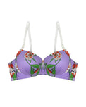 Sajiero Padded Bra Set - Cheeky Lavender