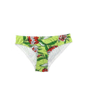 Sajiero Padded Bra Set - Green Floral