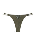 Sajiero Padded Bra Set - Leather Fit - Green
