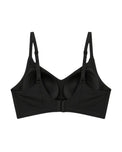 Sajiero Padded Seamless Smooth Comfort Bra - Black