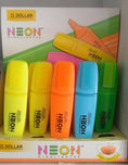 Dollar Neon Highlighter Set