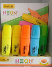 Dollar Neon Highlighter Set