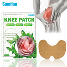 Sumifun Knee Patch 12 Pieces | Chinese Herbal Plaster | Knee & Joint Care Patch | Comfortable External Use
