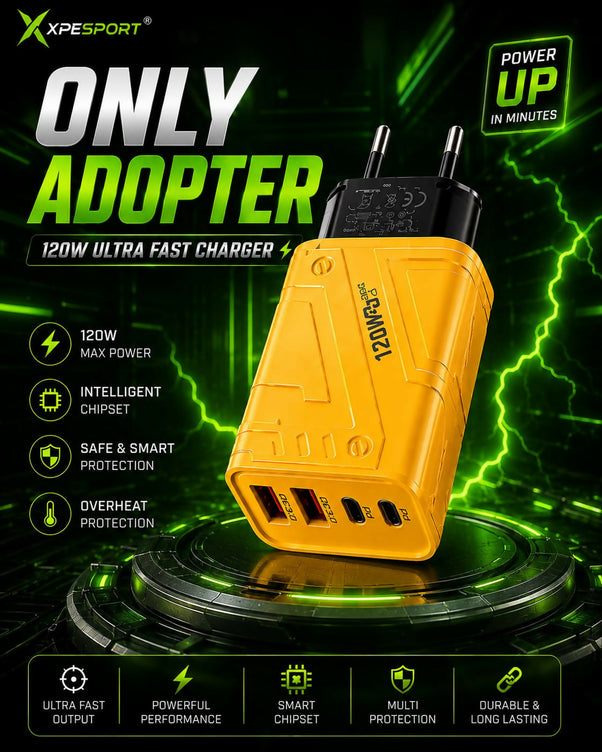 ADOPTOR 120 W Ultra Fast Charger Adapter