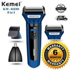 Kemei KM-6330 3 in 1 Professional Grooming Kit For Men