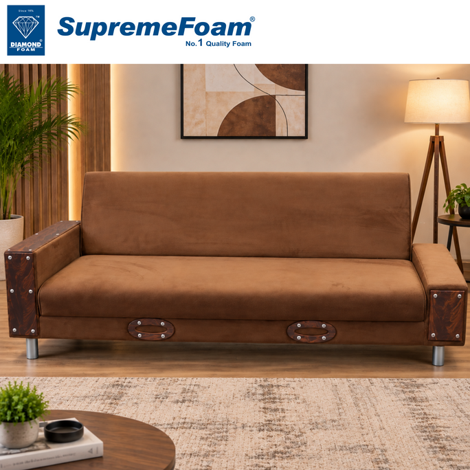 Diamond Supreme Foam Alfa Sofa Cum Bed | Diamond Foam Official Store