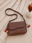Premium Cherry Frame Shoulder Bag for Women - Stylish Crossbody Handbag with Secure Closure