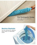 Microfiber Fan Cleaning Duster Steel Body Flexible Fan mop for Quick and Easy Cleaning of Home, Kitchen, Car, Ceiling, and Fan Dusting Office Fan Cleaning Brush with Long Rod