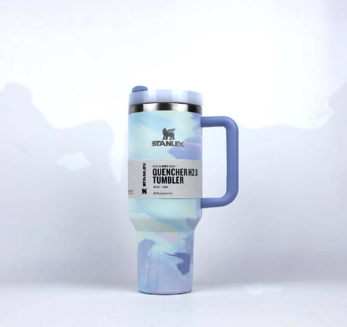 Premium Stanley Quencher H2.O flowstate Stainless Steel 40 Oz insulated Cup, Tumbler, keep Drink hot and cold for certain hours