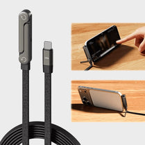 Type C Charging Cable with Built-in Phone Stand
