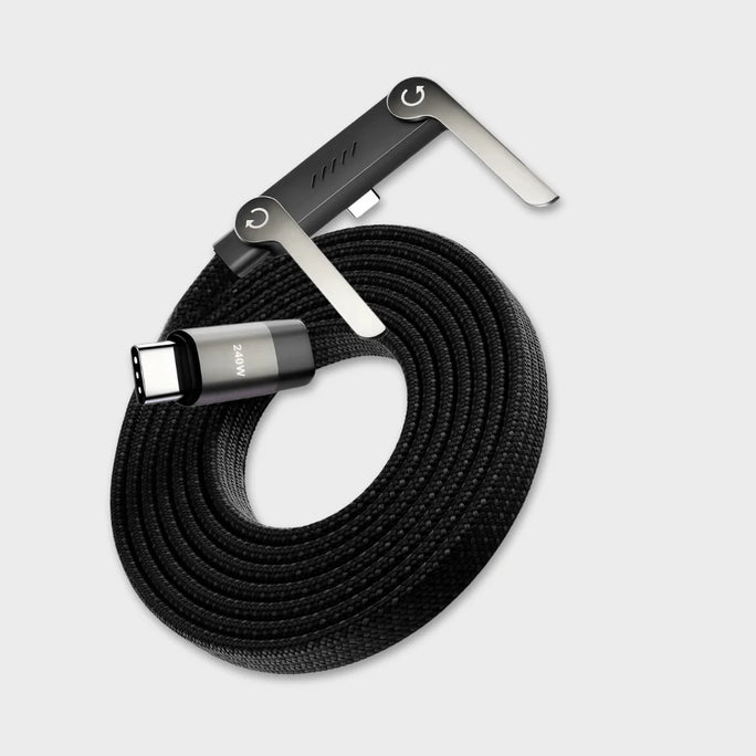 Type C Charging Cable with Built-in Phone Stand