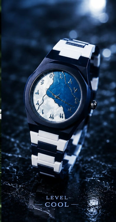 PACK OF 3 PCS Original Arabic Aura Waterproof Wrist Watch: Trending Matte Finish Luxury Timepiece for Men & Boys special Premium Arabic Aura Watch 2026 watch: Luxury Minimalist Design with Butterfly Clasp & Fiber Chain for Men