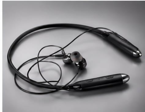 Wireless Bluetooth Neckband Earphones Magnetic Earbuds Hi-Res Audio Sports Headset Black