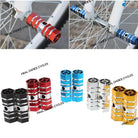 Durable Aluminum Alloy BICYCLE Foot PIN - Non-Slip Front & Rear Axle Footrests
