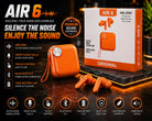Air 6 Wireless Bluetooth Earbuds with Noise Cancelling