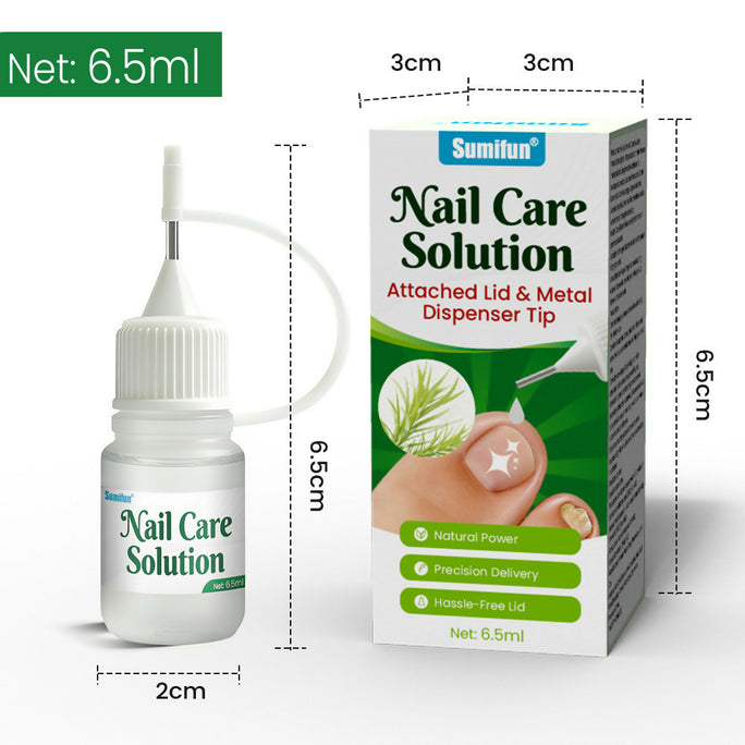 Sumifun Nail Care Solution 6.5ml | Botanical Nail Care Liquid | Precision Applicator | Daily Nail Care Formula | External Use