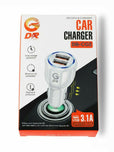 DR Gold Dual USB Car Charger (Fast Charging 3.1A)