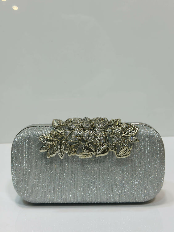 Luxury Embellished Bridal Clutch Bag for Women - Elegant Wedding & Party Evening Purse
