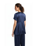 Sajiero Silk PJ Set - Silk Ease - Blue