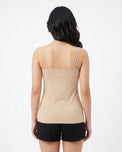 Sajiero Soft Cotton Camisole - Daisy - Skin
