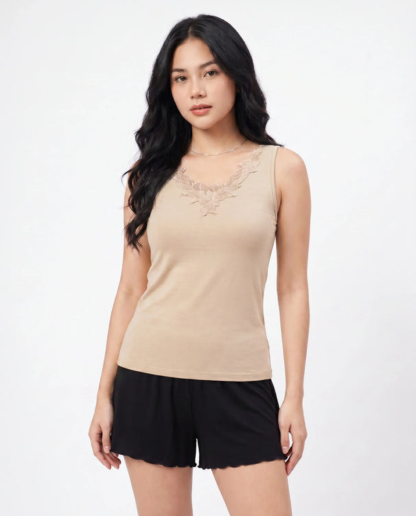 Sajiero Pack Of 3 - Soft Cotton Camisole - Embella