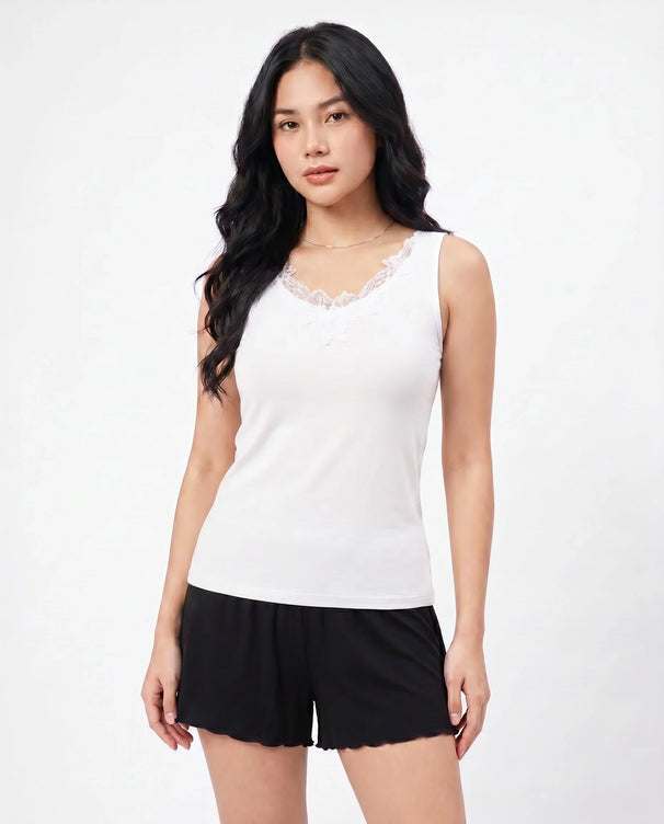 Sajiero Pack Of 3 - Soft Cotton Camisole - Embella