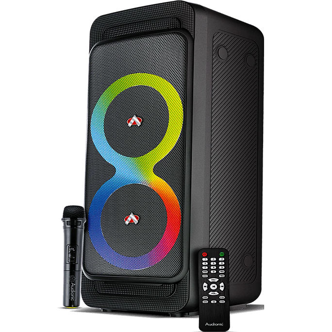 Audionic Solo X-80 Plus Portable Party Speaker with Wireless Mic