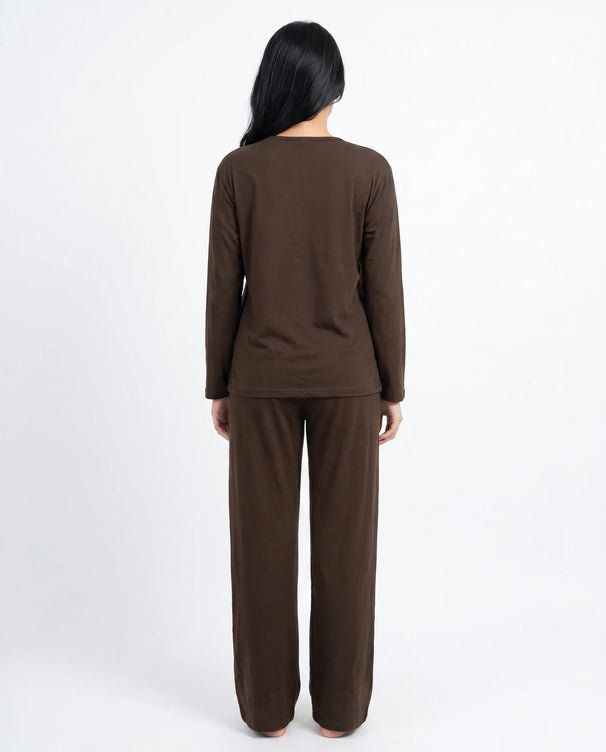 Sajiero Summer Loungewear Set - Relaxco - Brown